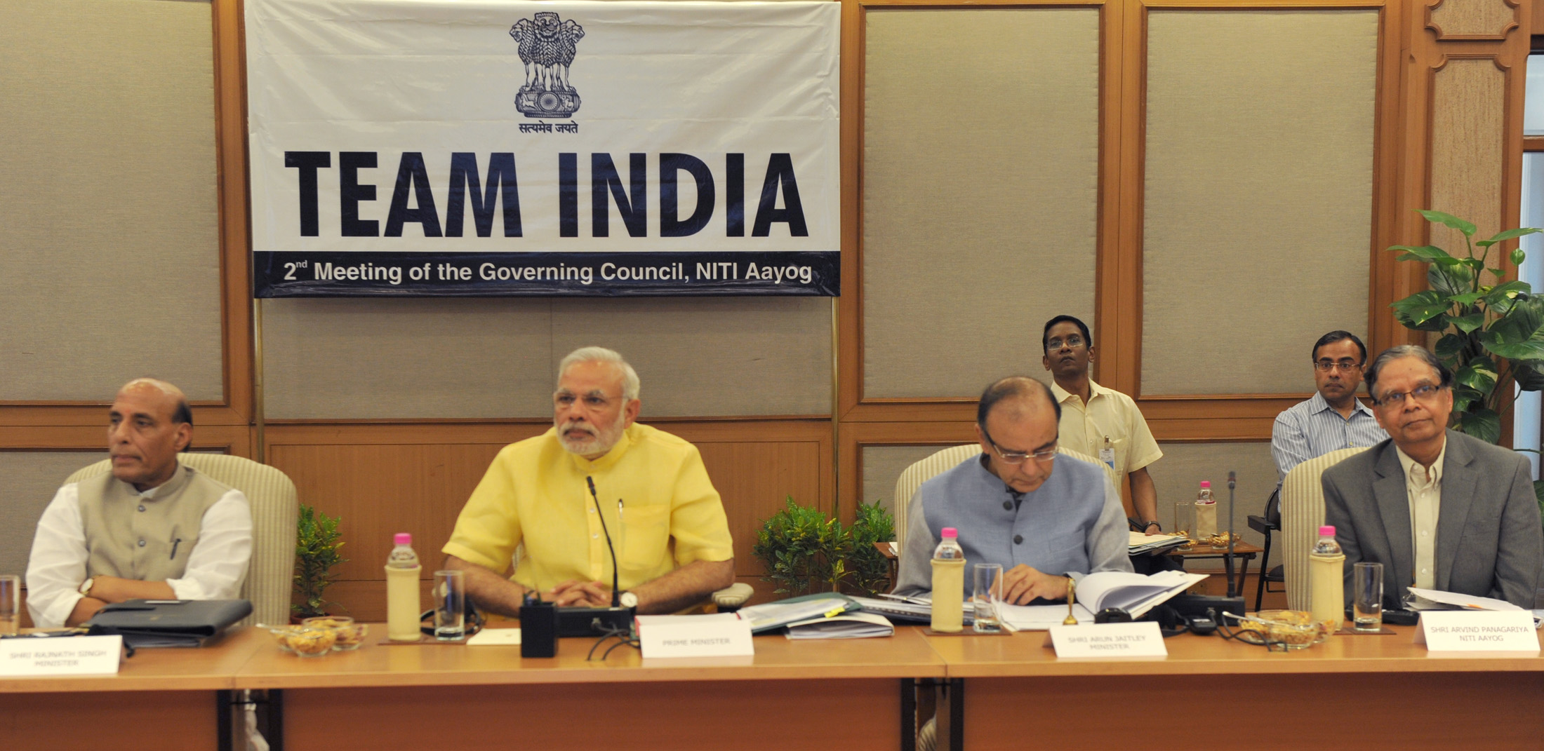 The Prime Minister, Shri Narendra Modi chairing the 2nd meeting of the Governing Council of NITI Aayog, in New Delhi on July 15, 2015.