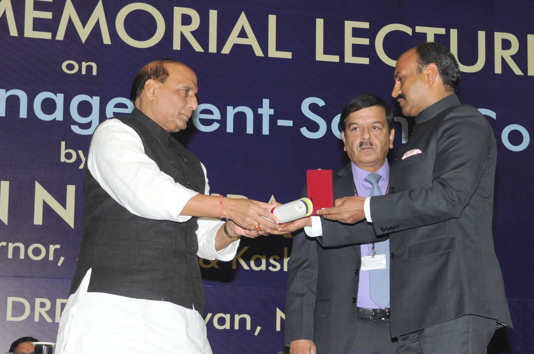 The Union Home Minister, Shri Rajnath Singh at the National Investigation Agency (NIA) Day, in New Delhi on January 19, 2016.