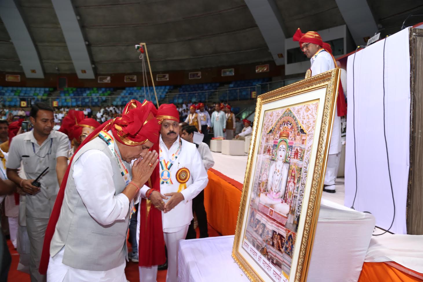 Shri Rajnath Singh at Mahavir Jayanti function
