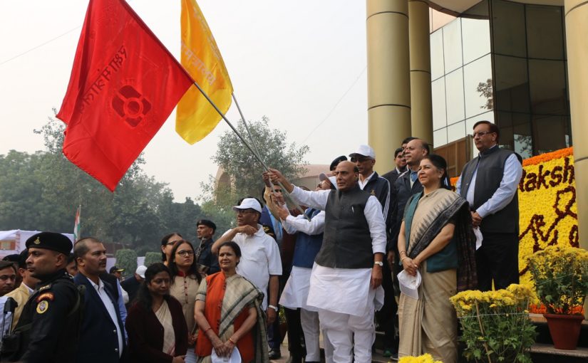 रक्षा मंत्री श्री राजनाथ सिंह ने सिंगल प्लास्टिक उपयोग के खिलाफ व्यापक अभियान को हरी झंडी दिखाई